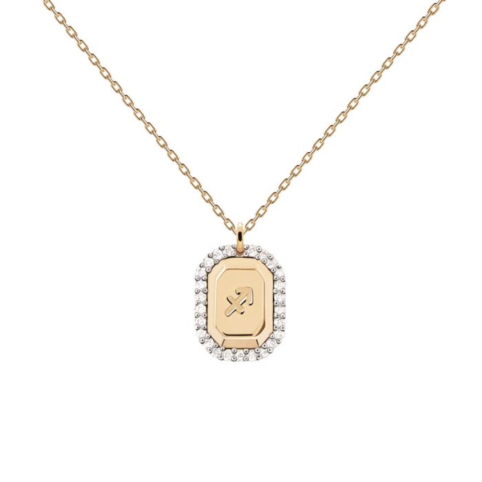 PD Paola Sagittarius Gold Necklace - Image 1