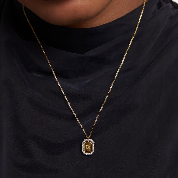 PD Paola Capricorn Gold Necklace - Image 2