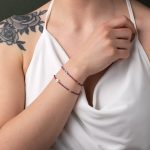 Round Evil Eye Ruby Bracelet - Image 2