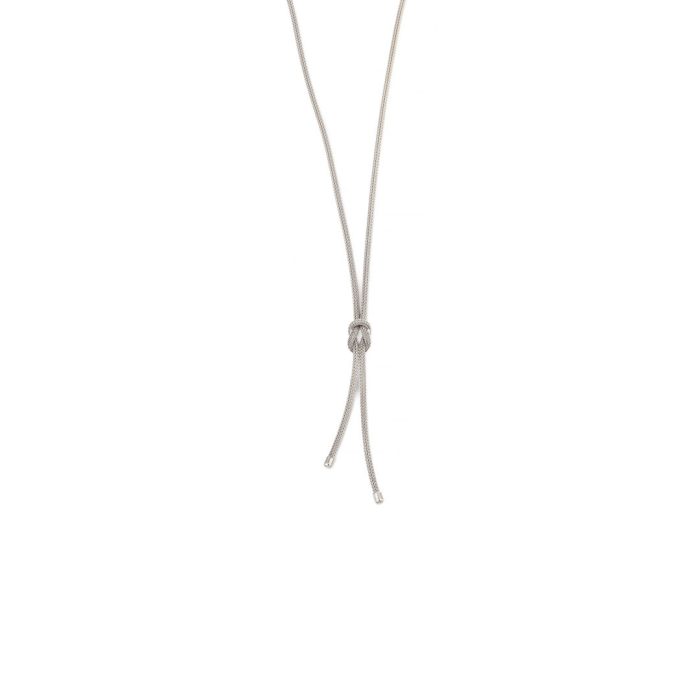 Knot Necklace in Sterling Silver