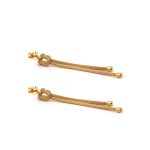 Knot Earrings Gold Plated - Image 3