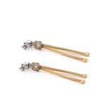 Knot Earrings Gold Plated and Sterling Silver - Image 3