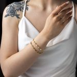 Apatite Bracelet - 925 Sterling Silver and Gold Plated - Image 2