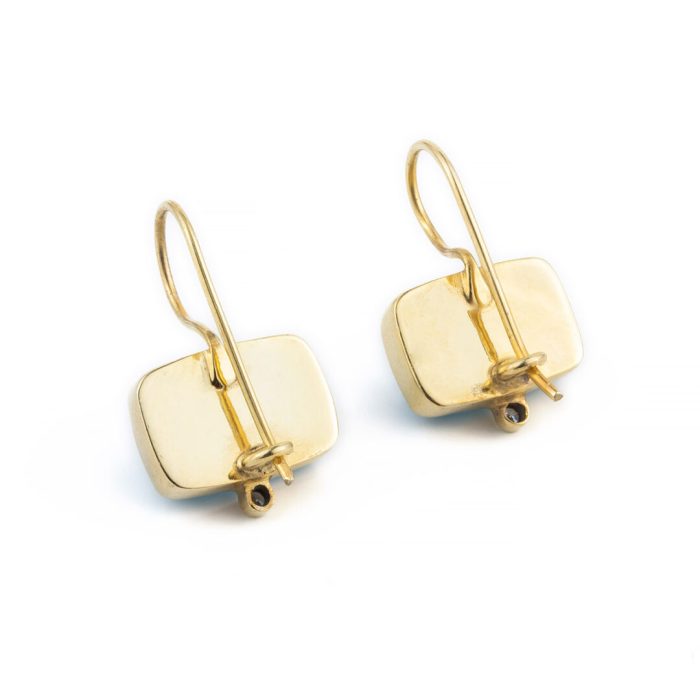 Aqua Apatite Doublet Hook Earrings - Image 3
