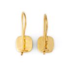 Amazonite Doublet Earrings - Sterling Silver and Gold Plated - Image 3