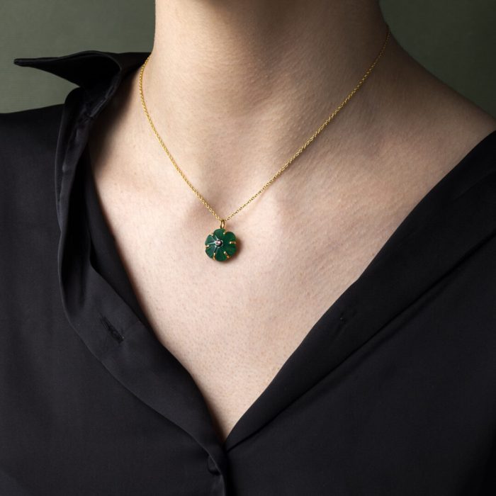 geen Onyx Necklace - 925 Sterling Silver and Gold Plated - Image 2