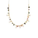 Moonstone and Tourmaline Necklace