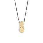 925 Sterling Silver and Gold Plated London Blue Topaz Necklace - Image 3
