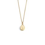 Tear Drop Pariba Necklace - 925 Sterling Silver and Gold Plated - Image 3