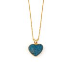 Apatite heart Necklace
