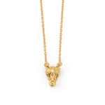 Blue topaz Drop Necklace - 925 Sterling Silver and Gold Plated - Image 3