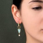 Amazonite Drop Earrings - Image 2