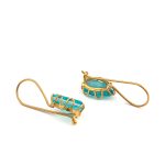 Blue Quartz Earrings - Silver 925 - Image 3