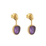 Amethyst Drop Earrings