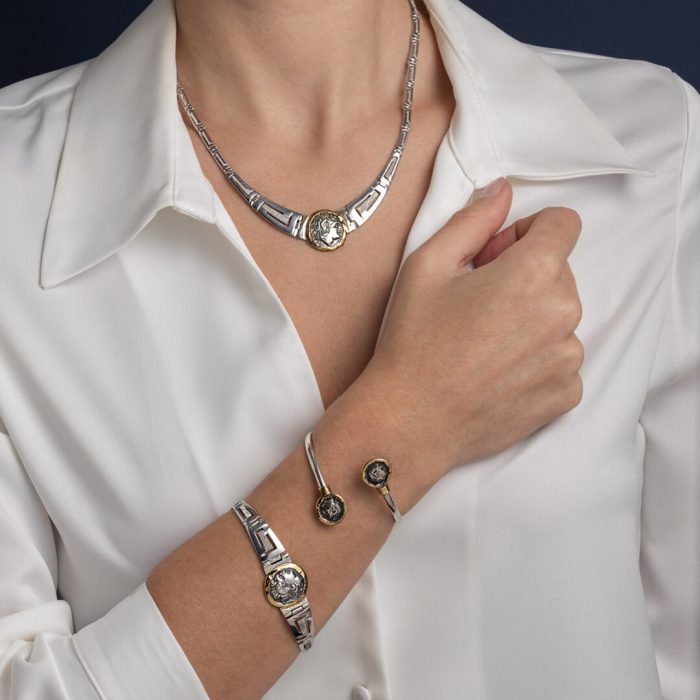 Alexander the Great Bracelet – 925 Sterling Silver and 14K Gold - Image 2