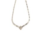 Greek Key Necklace with Amazonite - 14K Gold and 925 Sterling Silver - Image 3