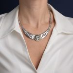 Athena and Owl Martile Necklace – 925 Sterling Silver and 14K Gold - Image 4