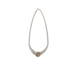 Alexander the Great Martile Necklace – 925 Sterling Silver and 14K Gold