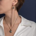 Athena Dangle Earrings – 925 Sterling Silver and 14K Gold - Image 2