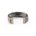 Goddess Athena Cuff Bracelet - 18K Gold and 925 Sterling Silver - Image 5