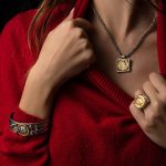 Alexander the Great Pendant - 14K Gold and Sterling Silver - Image 2