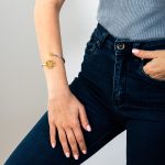 Gold Plated Olive Wreath Bracelet - Image 2
