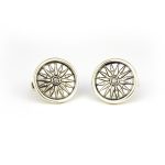 Vergina Sun Silver Cufflinks