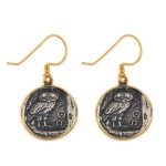Athena Earrings - 925 Sterling Silver and Gold Plated - Image 3
