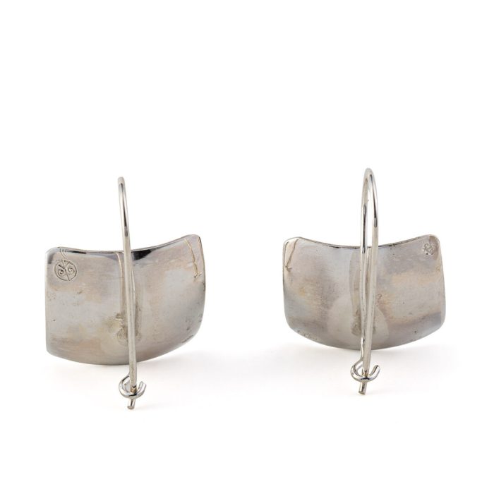 Leaf earrings  - 925 Sterling Silver and Gold Plated - Image 2