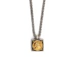 Alexander the Great Pendant - 14K Gold and Sterling Silver - Image 3