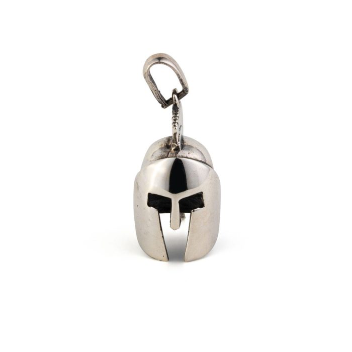 Spartan Helmet Pendant - 925 Sterling Silver - Image 1