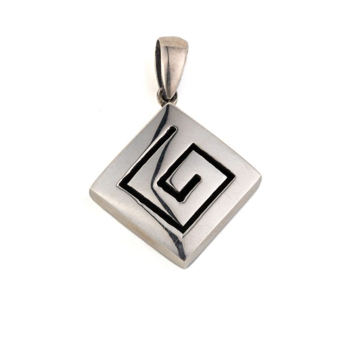 Meander Pendant - 925 Sterling Silver - Image 1