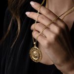 Goddess Athena and Wisdom Owl Pendant - 14K Gold - Image 2