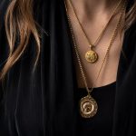 Goddess Athena and Wisdom Owl Pendant - 14K Gold - Image 4
