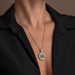 Μενταγιόν με τον Ήλιο της Βεργίνας - Ασήμι 925 Επιχρυσωμένο - Image 2