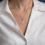 18K Gold Byzantine Filigree Cross Ariadne - Image 2