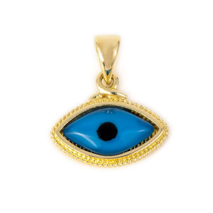 Evil Eye Pendant in 14K Gold - Image 1