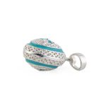 Κολιέ με Μενταγιόν Αυγό - Ασήμι 925 - Image 2