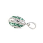 Κολιέ με Μενταγιόν Αυγό - Ασήμι 925 - Image 2