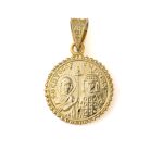 Constantinato Pendant with Turquoise - Gold 14K