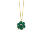 geen Onyx Necklace - 925 Sterling Silver and Gold Plated