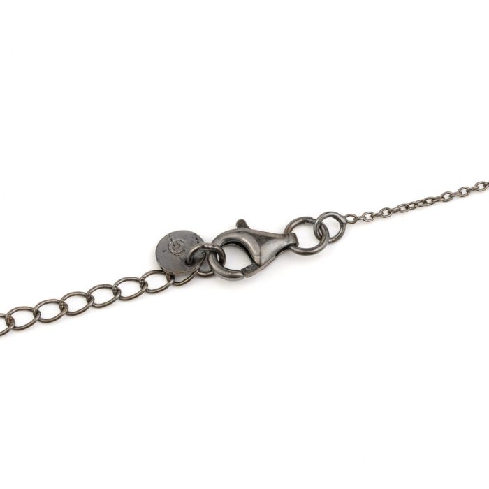 925 Sterling Silver and Gold Plated Necklace with Tanzanite - Image 3