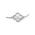 925 Sterling silver Fildisi Cross bracelet with zircon - Image 2
