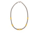 Βυζαντινό Κολιέ με Πέρλα και Swarovski – Επιχρυσωμένο Ασήμι 925