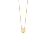 Gold Zircon Necklace - 9K - Image 3