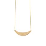 Rosette Necklace Gold K9 with Zircon - Image 2