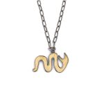Snake Paperclip Chain Necklace - 925 Sterling Silver