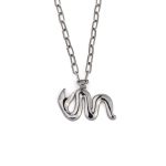 Snake Paperclip Chain Necklace - 925 Sterling Silver - Image 3