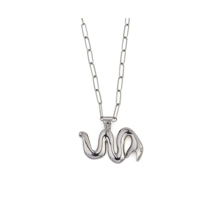 Snake Chain Necklace - Sterling Silver - Image 3