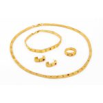 Byzantine Earrings with Swarovski Crystals – Sterling Silver & Gold Plated - Image 4